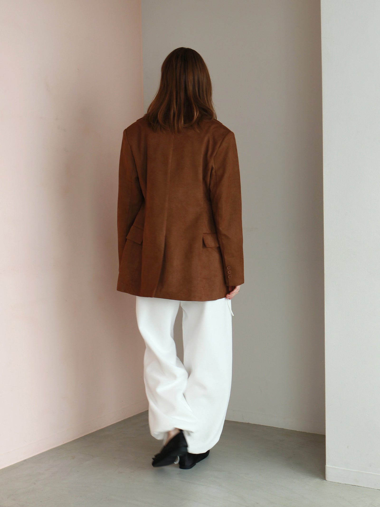 【mic】フリルドッキングスウェットパンツ