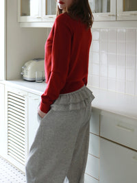 【mic】フリルドッキングスウェットパンツ