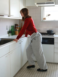 【mic】フリルドッキングスウェットパンツ