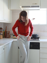 【mic】フリルドッキングスウェットパンツ