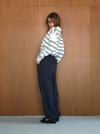 【mic】フリルドッキングスウェットパンツ