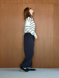 【mic】フリルドッキングスウェットパンツ