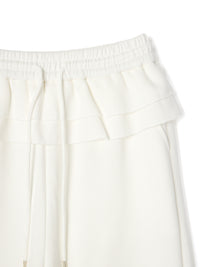 【mic】フリルドッキングスウェットパンツ