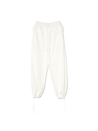 【mic】フリルドッキングスウェットパンツ