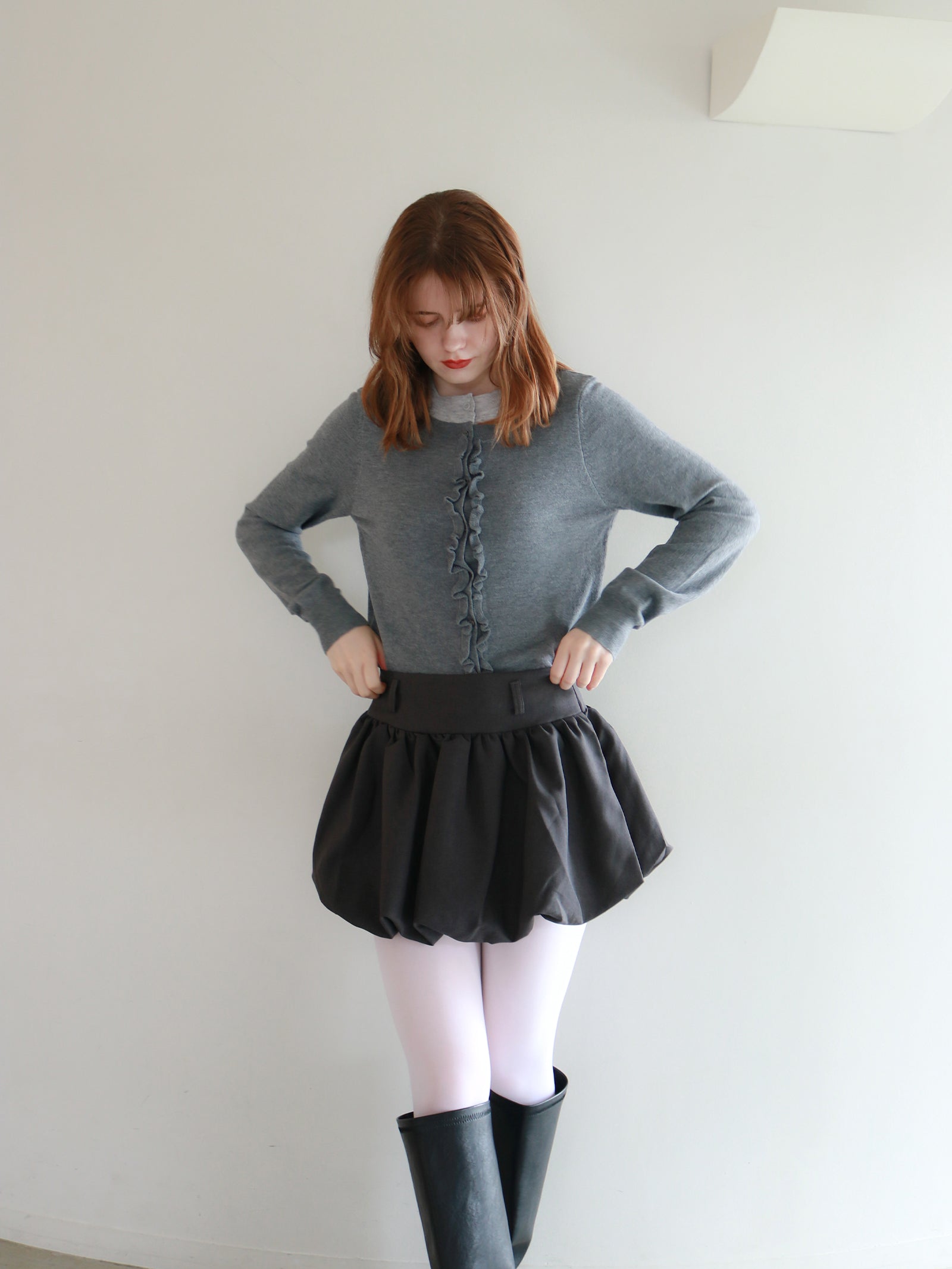 mic】バルーンミニスカート