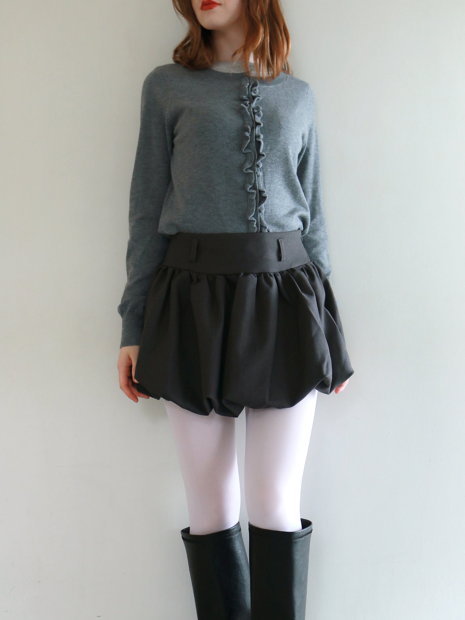 mic】バルーンミニスカート