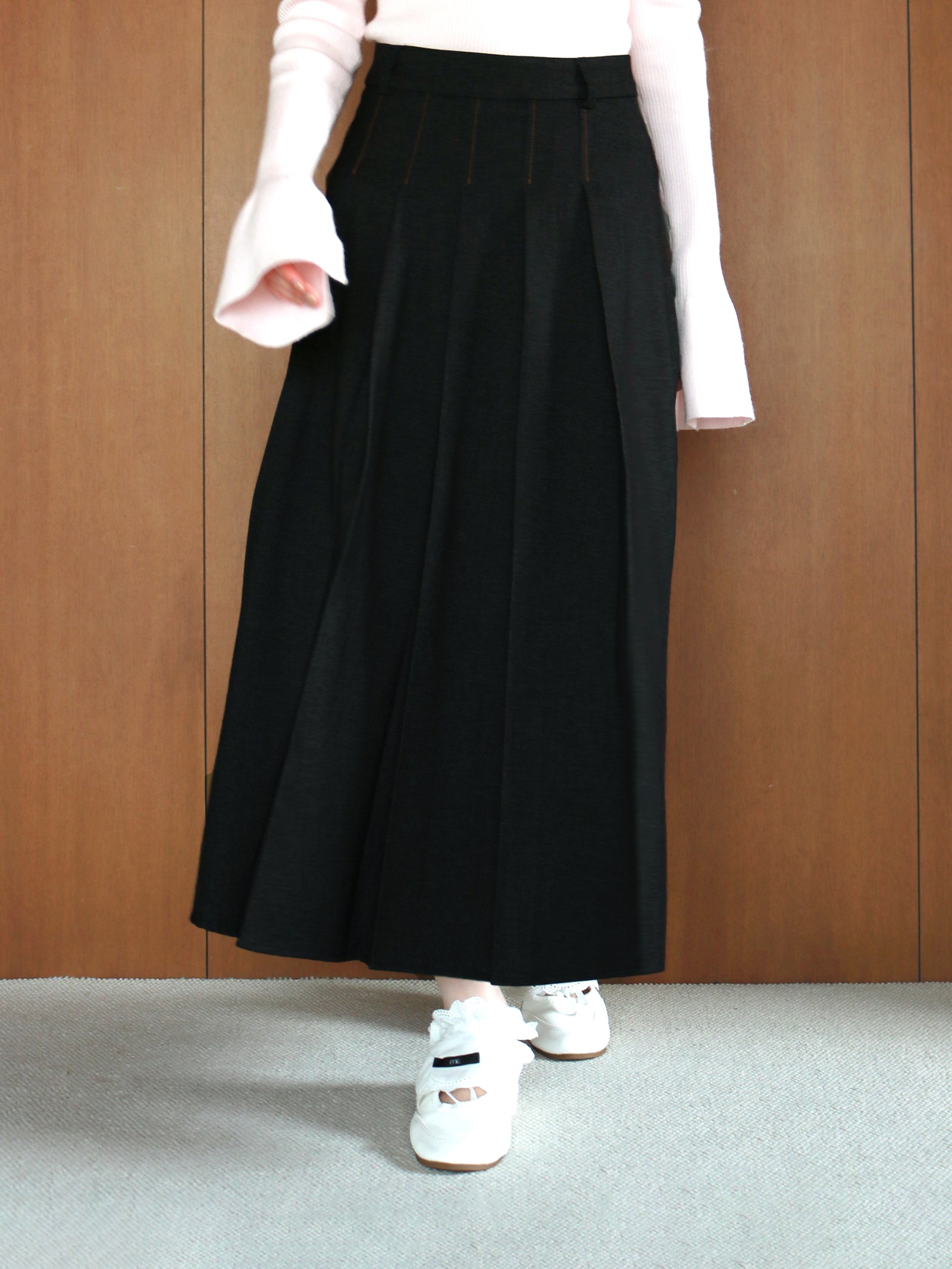 Admiral ブラック プリーツスカートM アドミラル ゴルフ（Admiral GOLF）（レディース）ゴルフウェア