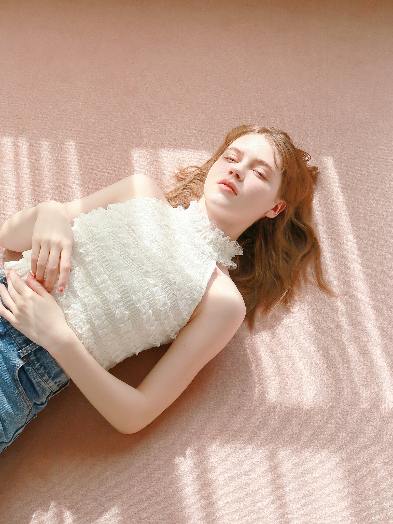 【mic】フリルホルターネック