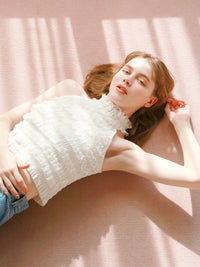 【mic】フリルホルターネック