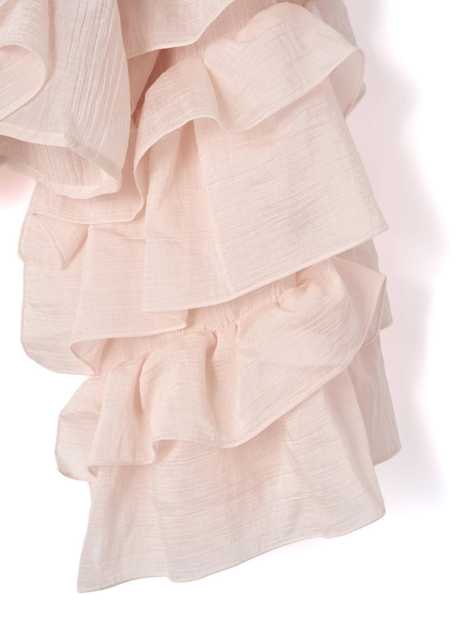 【一部予約】【mic】ラッフルシアーブラウス【発送予定日 5月上旬~5月中旬】