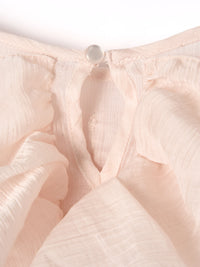 【一部予約】【mic】ラッフルシアーブラウス【発送予定日 5月上旬~5月中旬】