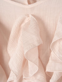 【一部予約】【mic】ラッフルシアーブラウス【発送予定日 5月上旬~5月中旬】