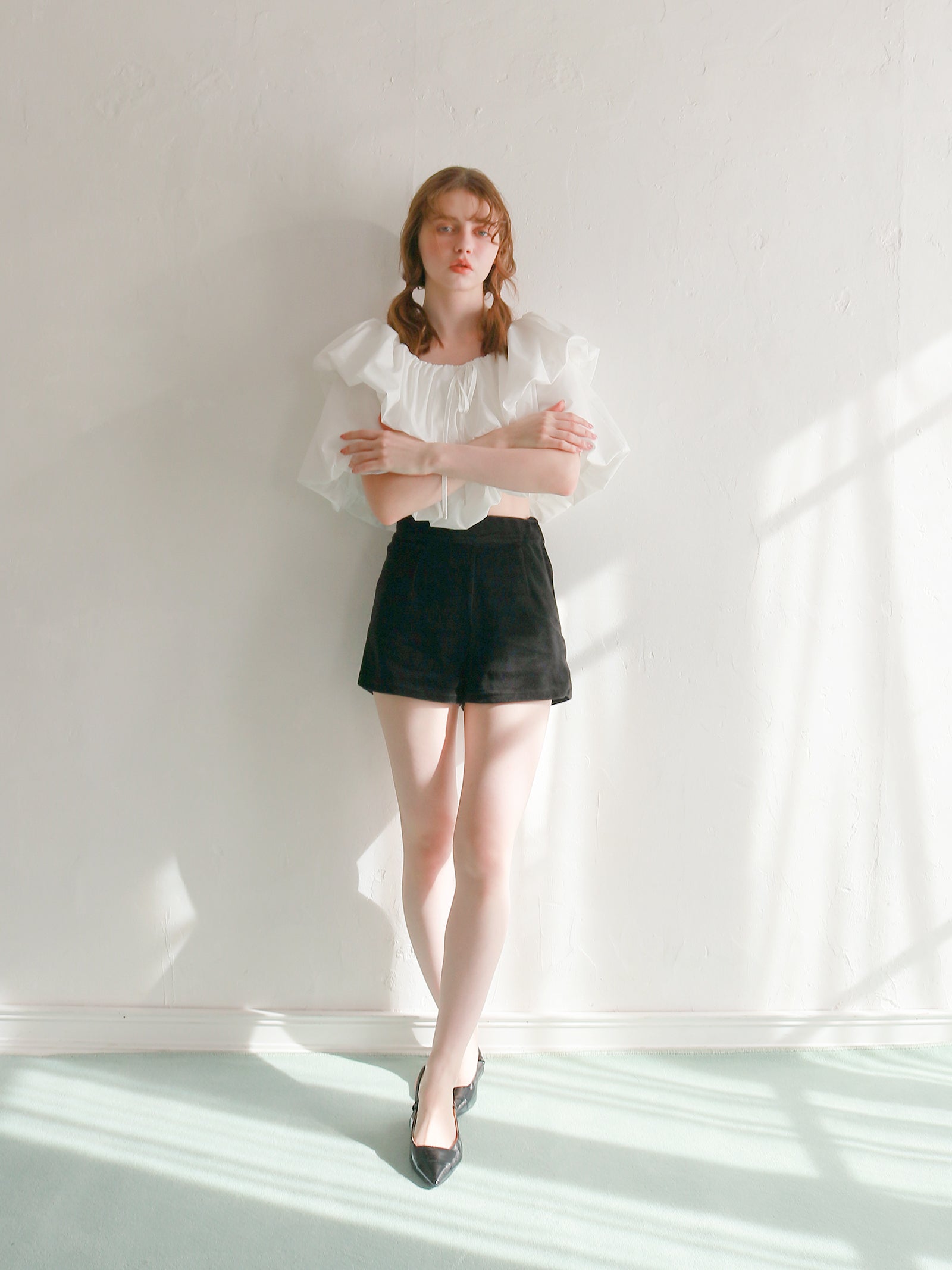 【予約】【mic】ホイップオフショルダートップス【発送予定日 4月上旬〜4月中旬】