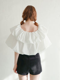 【予約】【mic】ホイップオフショルダートップス【発送予定日 4月上旬〜4月中旬】