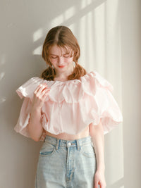 【予約】【mic】ホイップオフショルダートップス【発送予定日 4月上旬〜4月中旬】