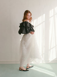 【予約】【mic】ホイップオフショルダートップス【発送予定日 4月上旬〜4月中旬】