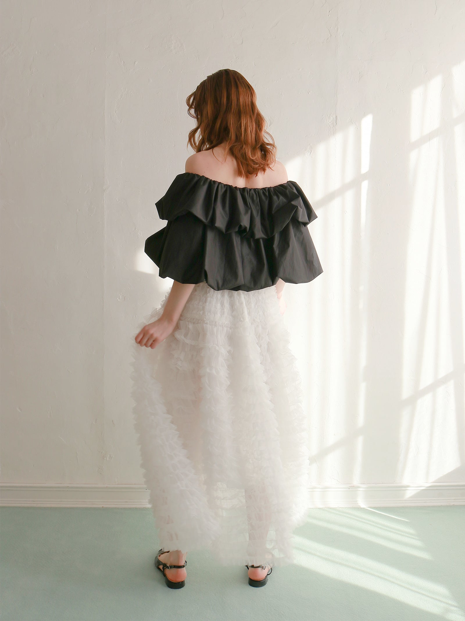 【予約】【mic】ホイップオフショルダートップス【発送予定日 4月上旬〜4月中旬】