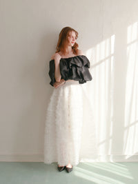 【予約】【mic】ホイップオフショルダートップス【発送予定日 4月上旬〜4月中旬】