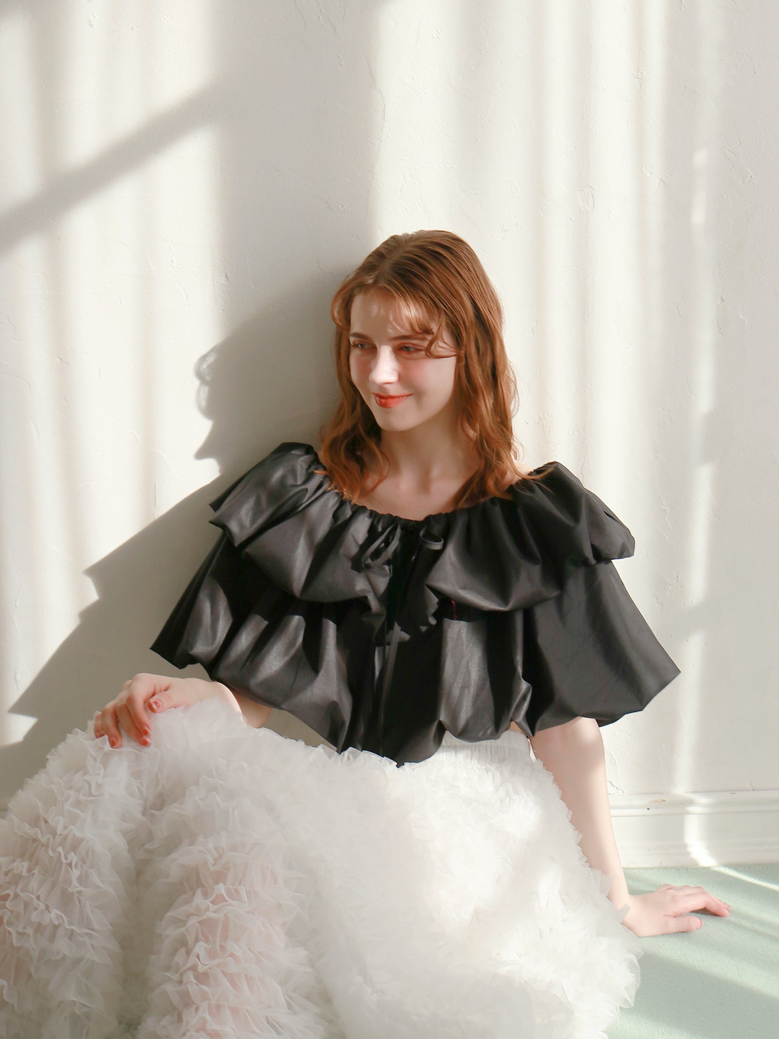 【予約】【mic】ホイップオフショルダートップス【発送予定日 4月上旬〜4月中旬】