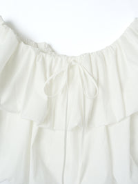 【予約】【mic】ホイップオフショルダートップス【発送予定日 4月上旬〜4月中旬】