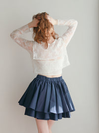 【予約】【mic】セーラーレースブラウス【発送予定日 4月中旬~4月下旬】