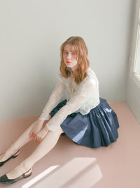 【予約】【mic】セーラーレースブラウス【発送予定日 4月中旬~4月下旬】