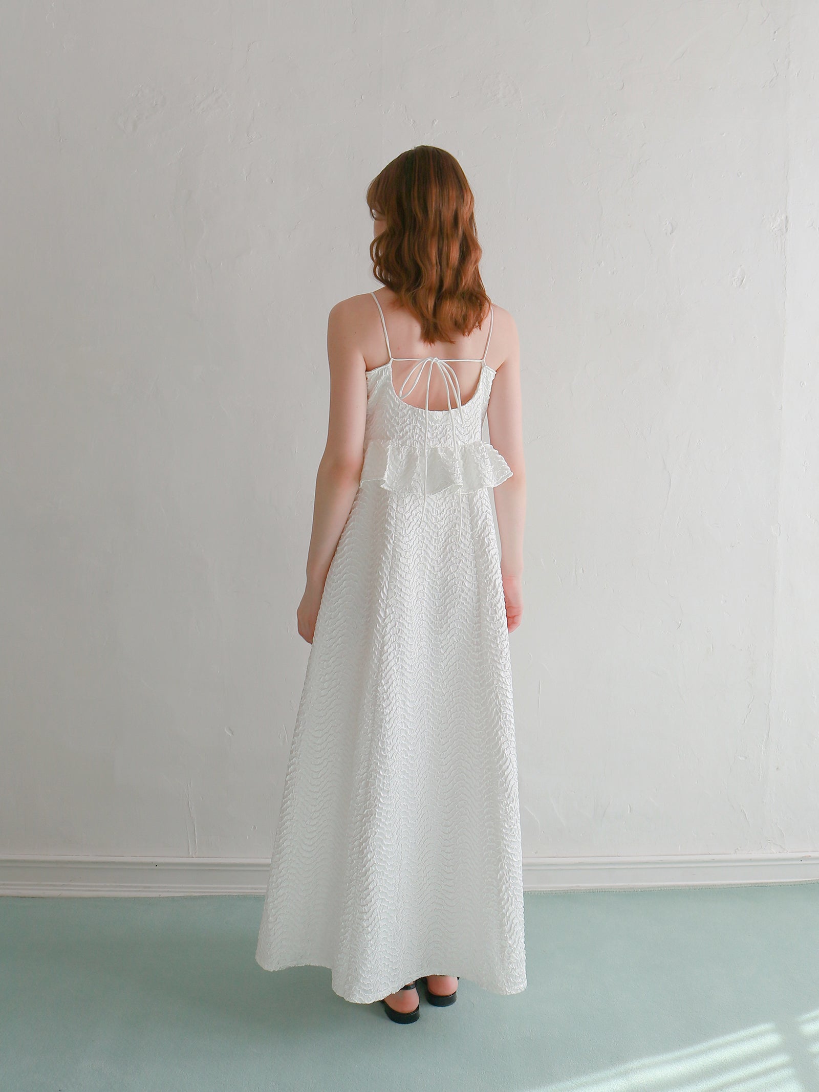 【予約】【mic】サテンパフィーワンピース【発送予定日 4月中旬~4月下旬】