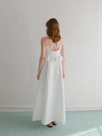 【予約】【mic】サテンパフィーワンピース【発送予定日 4月中旬~4月下旬】