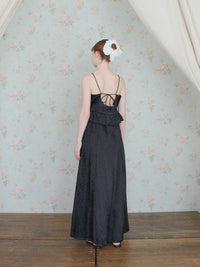 【予約】【mic】サテンパフィーワンピース【発送予定日 4月中旬~4月下旬】