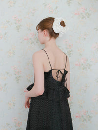 【予約】【mic】サテンパフィーワンピース【発送予定日 4月中旬~4月下旬】