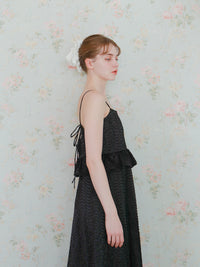 【予約】【mic】サテンパフィーワンピース【発送予定日 4月中旬~4月下旬】