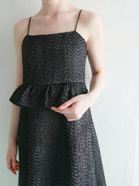 【予約】【mic】サテンパフィーワンピース【発送予定日 4月中旬~4月下旬】