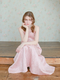 【予約】【mic】サテンパフィーワンピース【発送予定日 4月中旬~4月下旬】