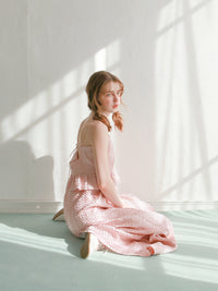 【予約】【mic】サテンパフィーワンピース【発送予定日 4月中旬~4月下旬】