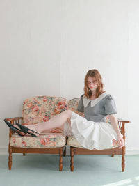 【予約】【mic】ダブルフレアスカート【発送予定日 4月中旬~4月下旬】