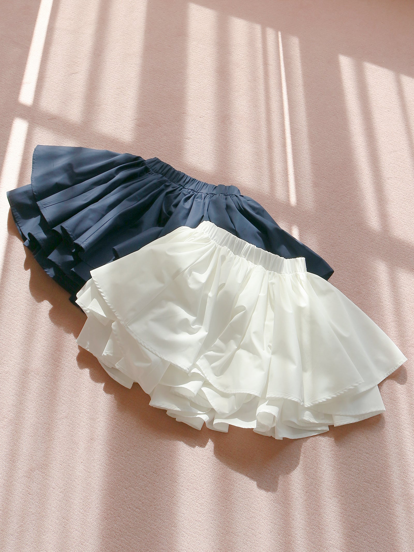 【予約】【mic】ダブルフレアスカート【発送予定日 4月中旬~4月下旬】