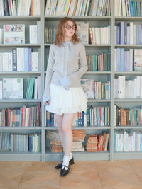 【mic】シャツドッキングカーディガン