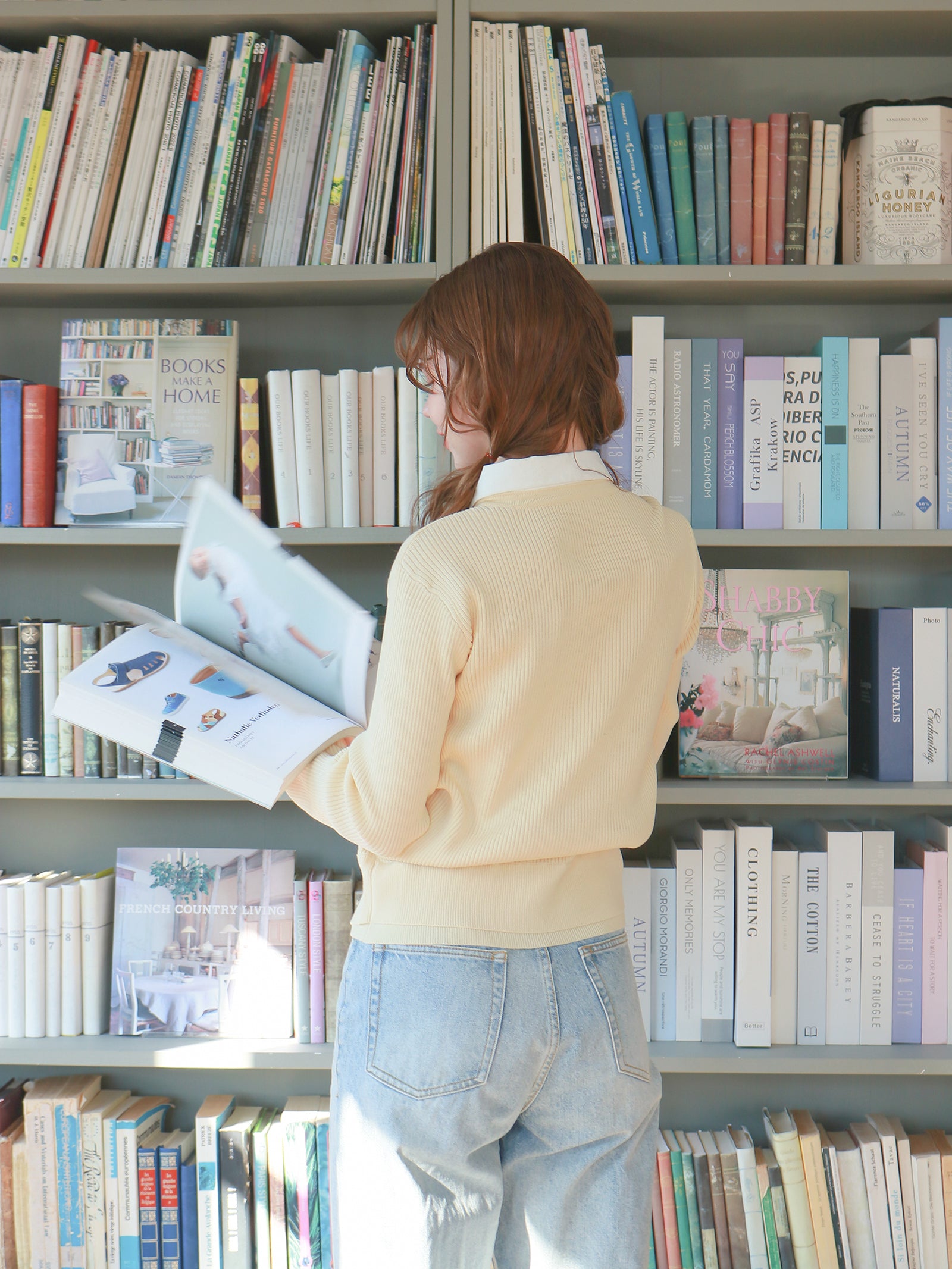 【mic】シャツドッキングカーディガン