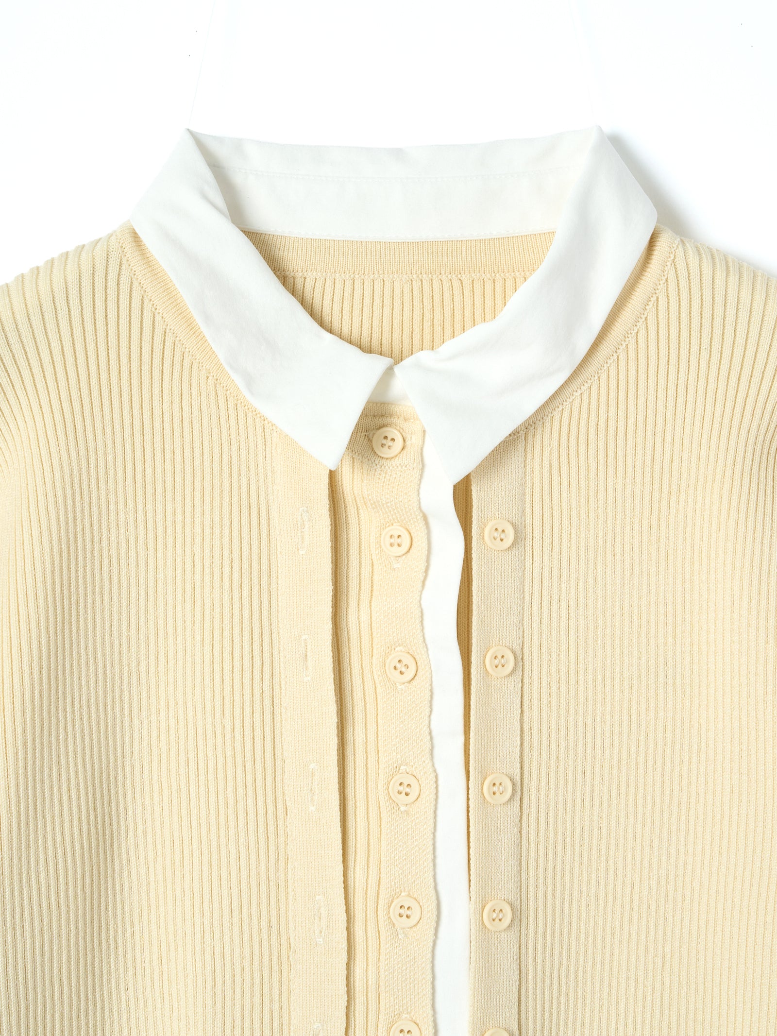 【mic】シャツドッキングカーディガン