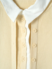 【mic】シャツドッキングカーディガン