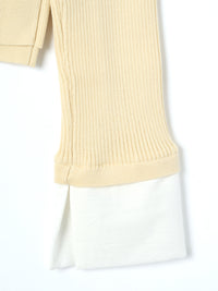 【mic】シャツドッキングカーディガン