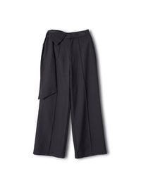 【mic】ドレープリボンワイドパンツ