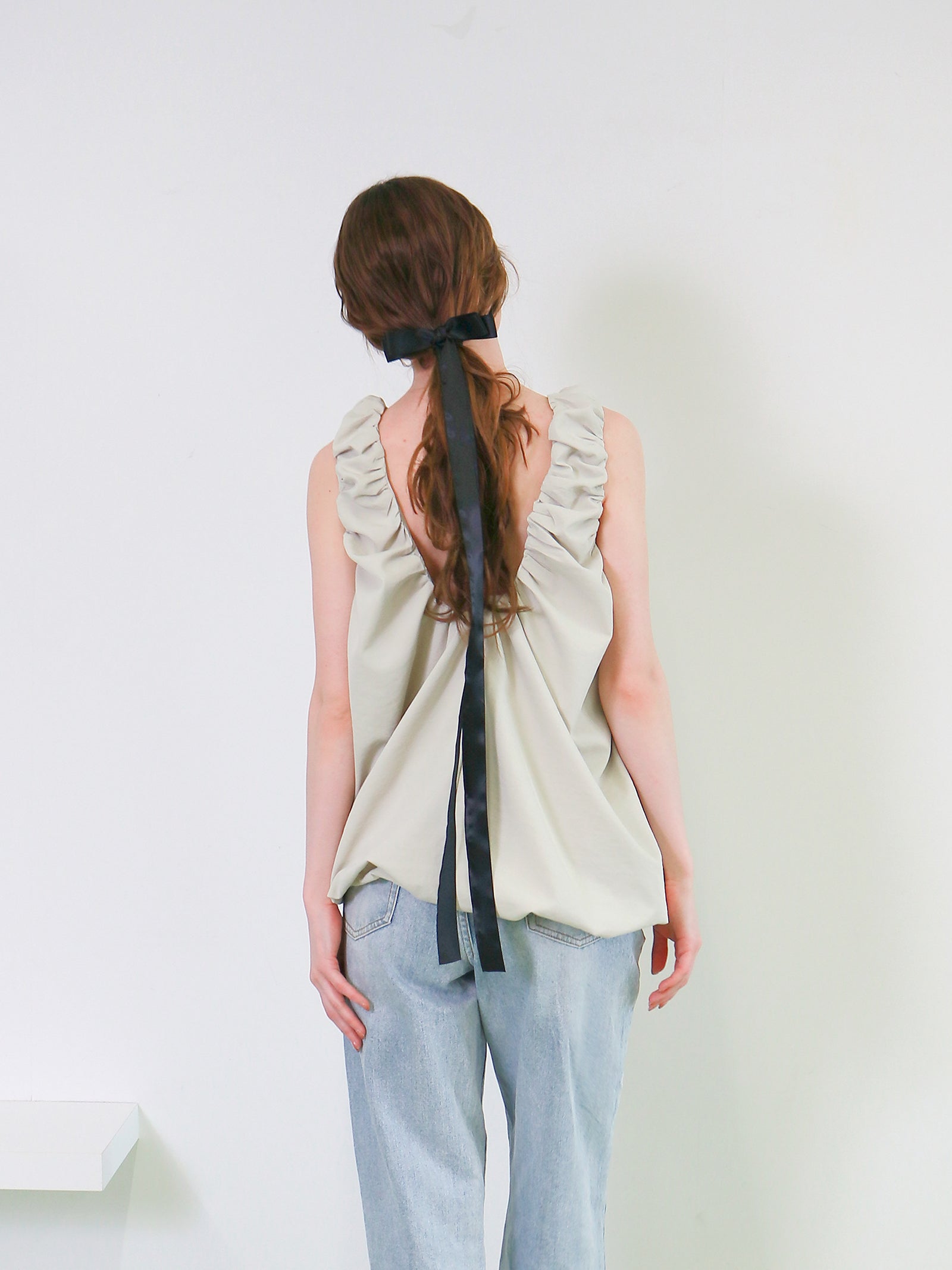 【mic】ルーシュバルーンワンピース