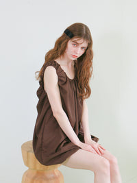 【mic】ルーシュバルーンワンピース