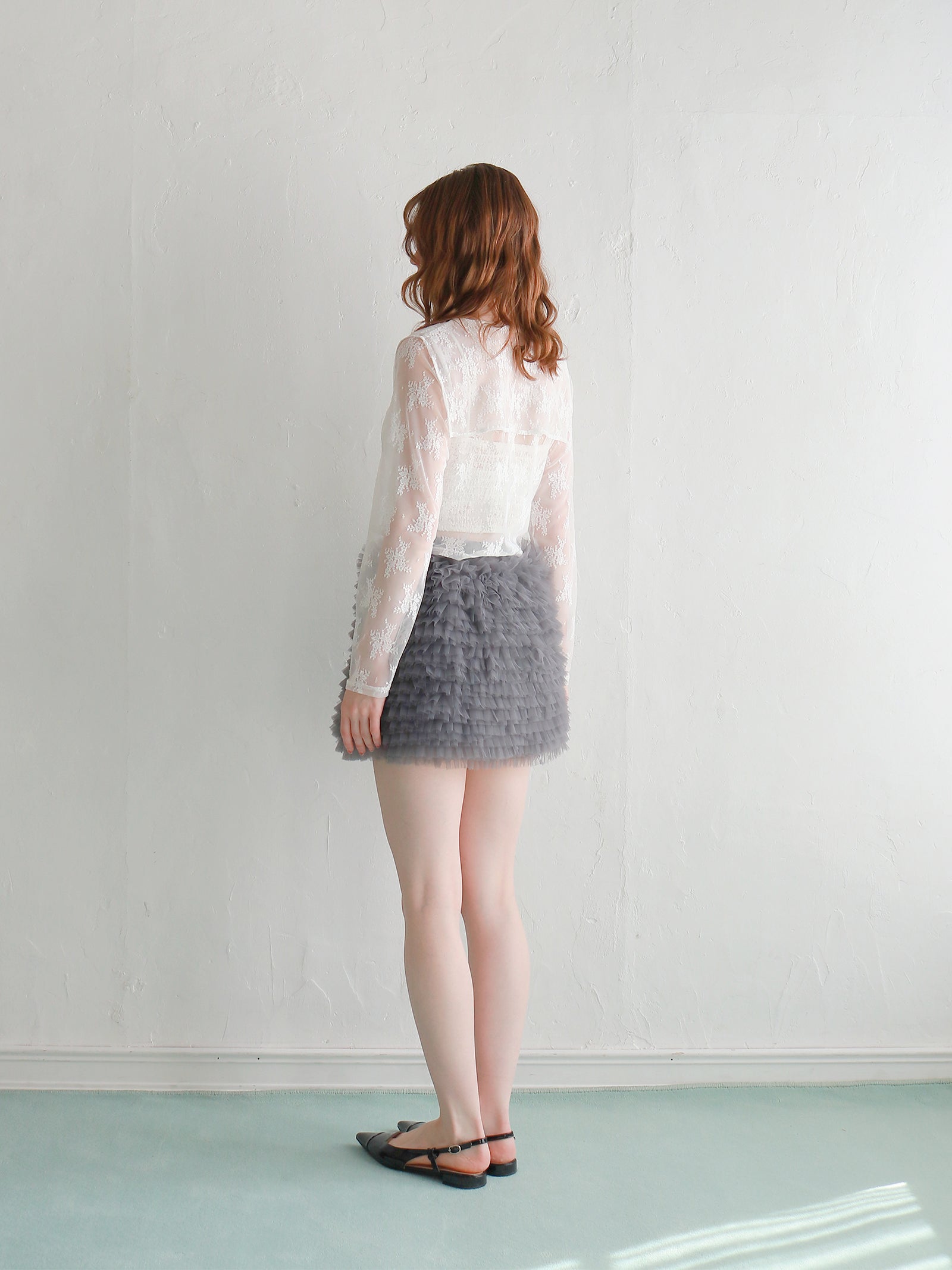 【mic】ミリーチュールスカート