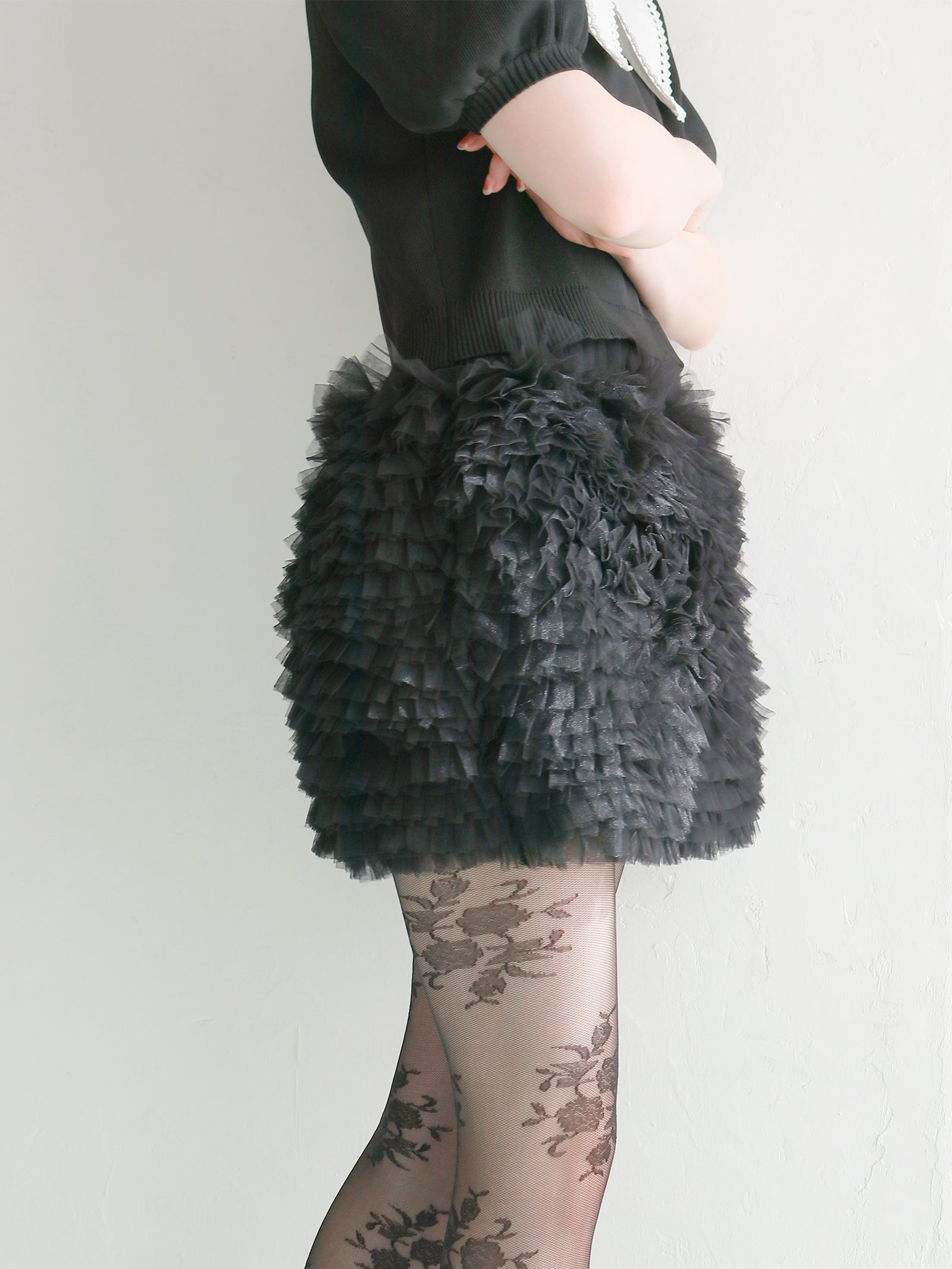 【mic】ミリーチュールスカート