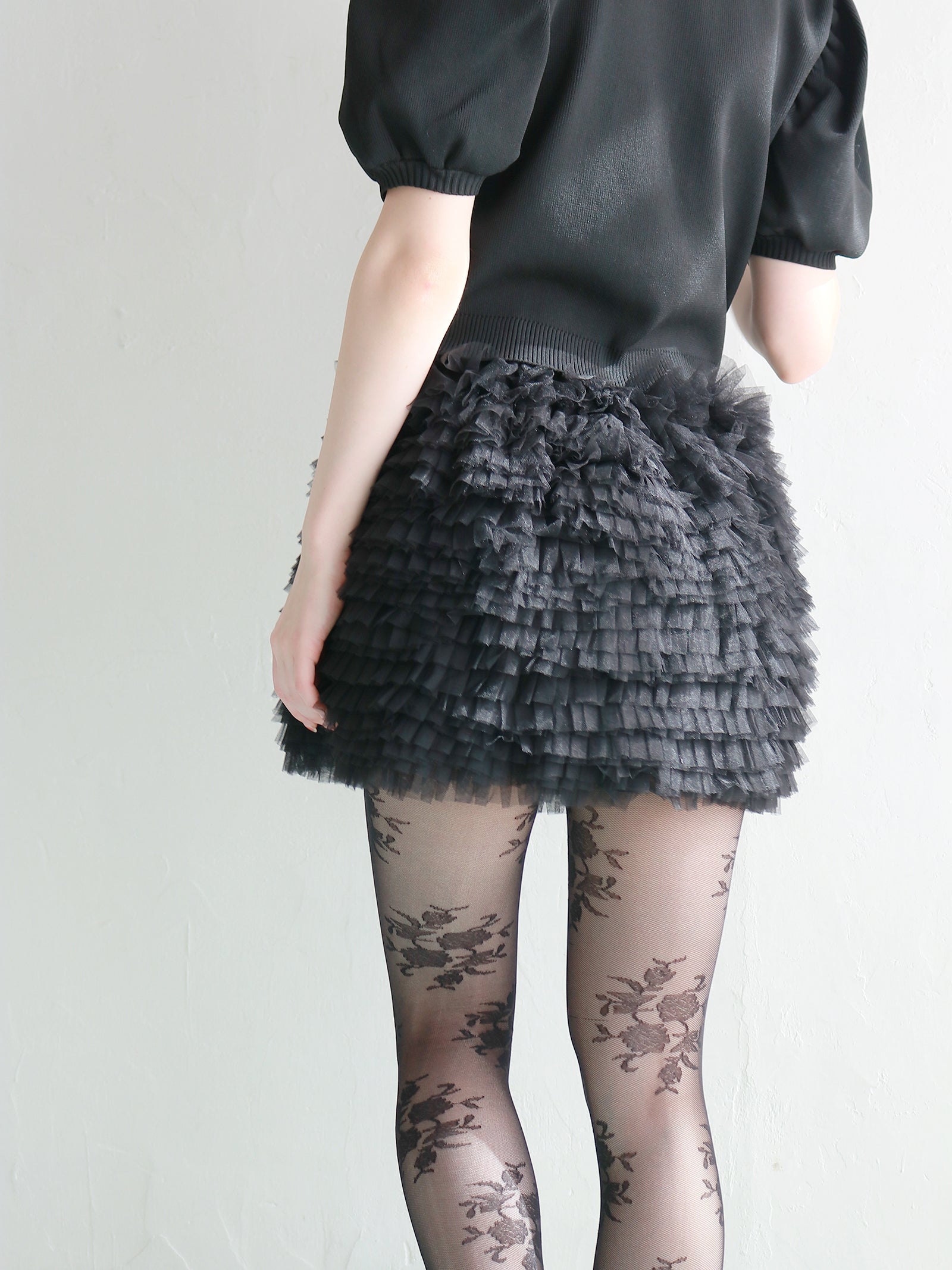 【mic】ミリーチュールスカート