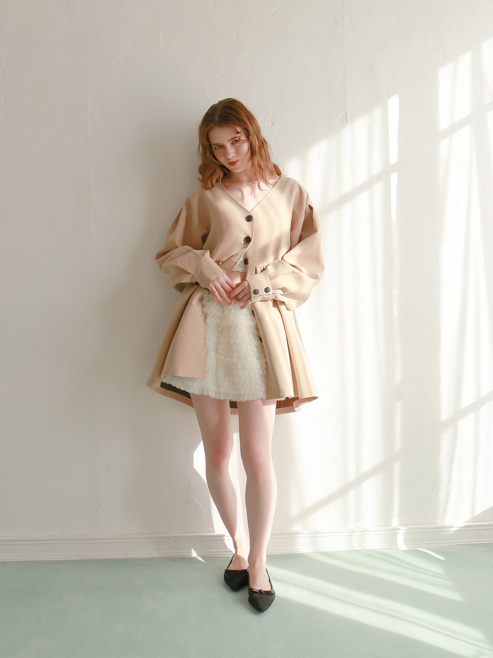 【mic】ミリーチュールスカート