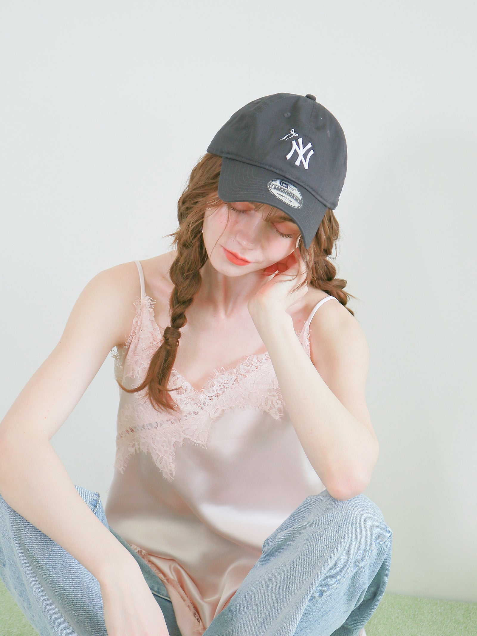 【NEW ERA/mic】9TWENTYリボンキャップ