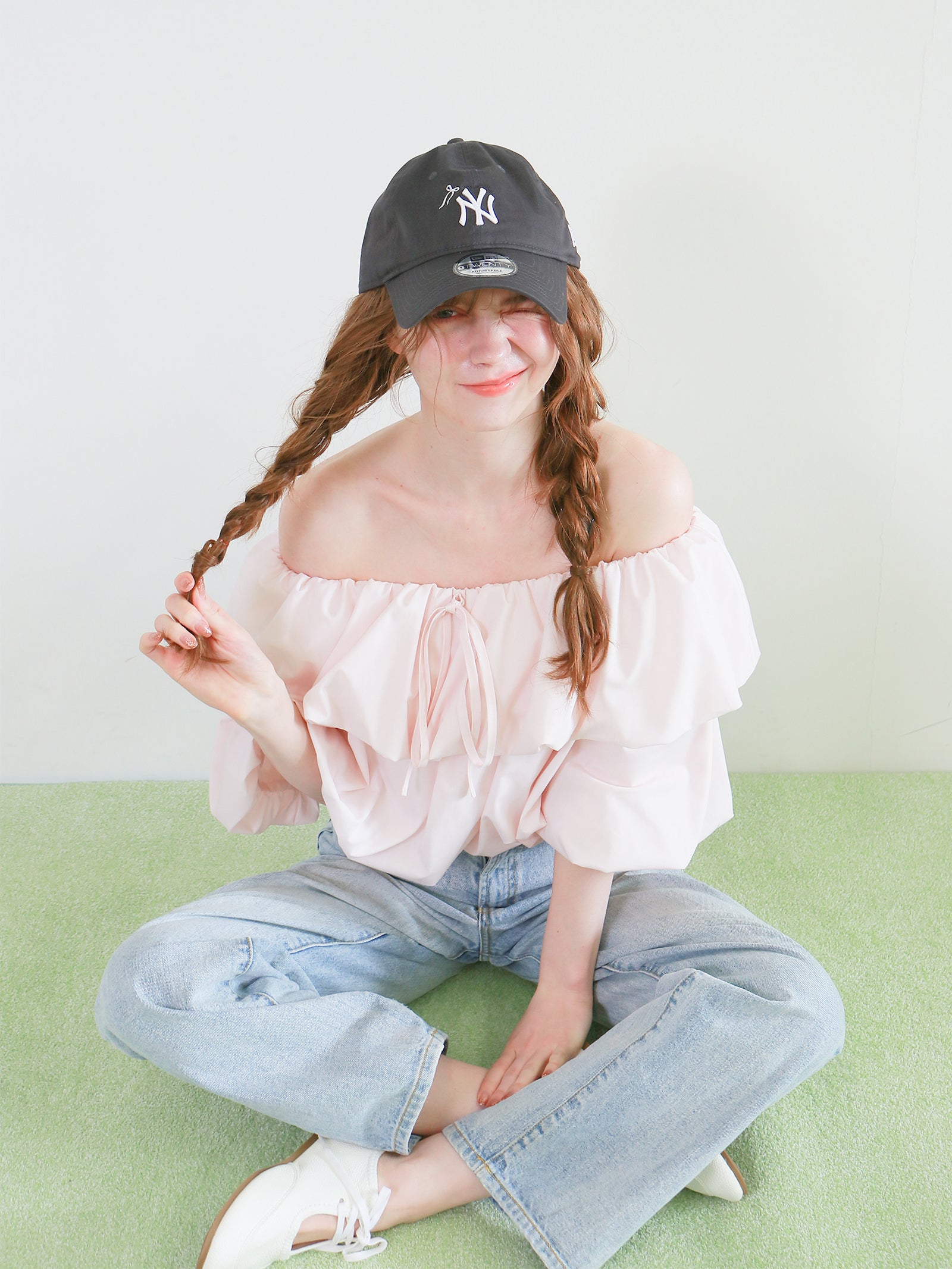 【NEW ERA/mic】9TWENTYリボンキャップ